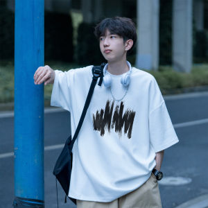 Pure Cotton Short Sleeve T-Shirt Mens Loose Fit Breathable Casual American Retro Style Summer New Arrival Body Shirt