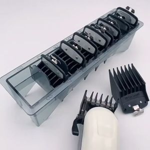Barber Cutg Guide Comb Salon Hair Styling Tools Limit Comb With Metal Clip Hair Clipper Limit Comb