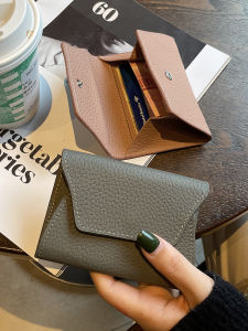 Ví Da Thật Nhỏ Cho Nữ Ví Da Mềm Thời Trang Ngắn Cao Cấp Thanh Lịch Ví Da Bò Đầu Lớp Phong Cách Hàn Quốc Màu Trơn