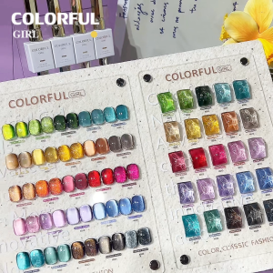 【พร้อมส่ง】🔥 เซตสุดคุ้ม COLORFUL GIRL 25สี    สีเจลแคทอายเนื้อซาติน+สีเจลแคทอาย  25สี    สีลูกแก้ว ฟรีชาร์ทสี Cat eye  25สี พร้อมส่ง พร้อมชาร์ตสีสุดพรีเมียม!