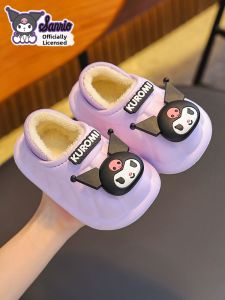 BENBENZHU | Warm Fluffy Waterproof Kids Cotton Slippers