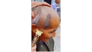 FAST DELIVERY VINTAGE Mesin Cukur Rambut Kumis dan Jenggot Elektrik Tanpa Kabel Model Buddha Charger