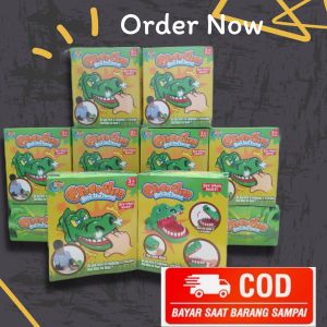 Buaya gigit/mainan buaya kemasan box/crocodile dentist/mainan anak/murah/cod