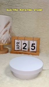 Rotating Display Stand 360 Degree Rotation Motorized Turntable Cake Toy Cosmetic Shoe Stand Display 20cm/14cm Live broadcast tool