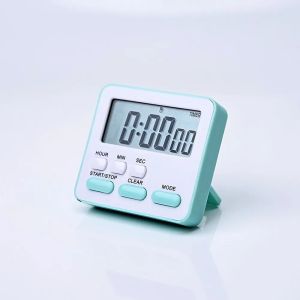 New Multifunction Timer Kitchen Bedroom Timer Reminder Clock Alarm Clock with Digital Display Stopwatch Clock Household