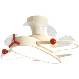 HUIPU ZHAOMING | Smart Airplane Ceiling Fan Light for Kids Bedroom