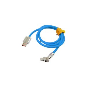 KABEL DATA SUPER FAST CHARGING 120W ROTATING TYPE C LIGHTENING KABEL silicon