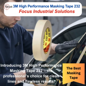 3M™ High Performance Masking Tape 232  1in x 55m (2 rolls)