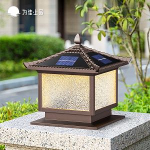VINCAN | Solar Waterproof Outdoor Pillar Light