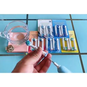 16pcs Toothbrush Head For oral b For Braun Replacement Brush heads DOUBLE CLEAN D34 D36 Brush Heads Refill DB4010 /650 /9000