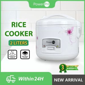 POWERPH 3L Rice Cooker: A Multi-function Cooker with Non-Stick Inner Pot & Steamer