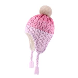 Infant Pom Pom Beanie Kid Winter Hats Toddler Cap Knit Warm Beanies Caps for Baby Boys Girls