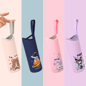 Portable Insulated Water Bottle Cover Heat Protection Handle Rope for Adults And Children Universal 350/500ml Cup Sleeve