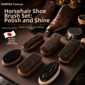 PAMPAS | Dust Extraction Leather Care Polishing Horsehair Shoe Brush