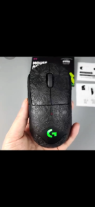 Anti-Slip Grips for Logitech G304/ Logitech G102 Mice - Snowflake Texture Super Sweat-Absorbent & Sweat-Resistant Removable Adhesive