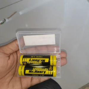 P22 SATUAN BATERAI ISI ULANG 18650 KAPASITAS 12000 MAH DAYA TAHAN PANJANG  LITHIUM 3.7 V VOLT N