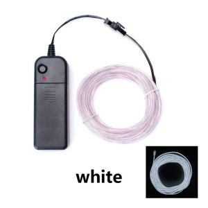 1M/3M/5M Neon Light Dance Party Decor Light DIY Costumes Neon LED Lamp Flexible Glow EL Wire Rope Tube Waterproof LED Strip Tape