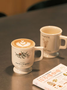 Cốc Cà Phê Gốm Sứ Hoa Cúc Tím Phong Cách Cổ Điển Cho Cặp Đôi Cốc Đựng Sữa Cốc Đựng Nước Cốc Đựng Trà Cốc Đựng Trà Sữa Cốc Cà Phê