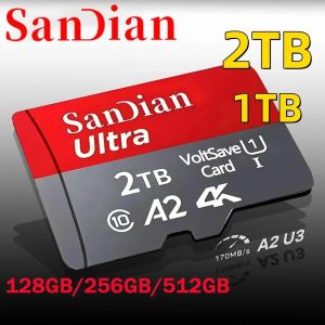 ShanDian Mini TF/SD Flash Card 2TB-128GB HighSpeed Capacity TF Flash Card C10 Storage Card For Mobile Phones Laptops