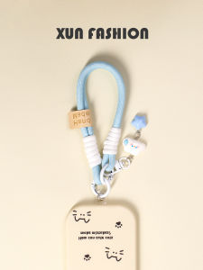 Sturdy Outdoor Mobile Phone Lanyard Cute Female Cartoon Style Handheld Keychain Versatile Mobile Phone Strap Durable Wristband