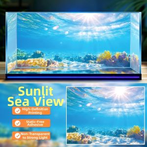 KEERMAN | 5D High-definition Aquarium Background WallPaper External Use