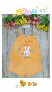 115k COMBO 3 bộ 3 màu đồ bộ thun lạnh 2 dây bé gái từ 9-16kg đồ bộ bé gái NOVA SHOP 109