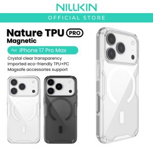 เคสแม่เหล็กติดโทรศัพท์สำหรับ IPhone 17 Pro Max 17 Air 17Pro กันกระแทกกันรอยขีดข่วนผ้าคลุมใสสำหรับชาร์จไร้สาย Magsafe