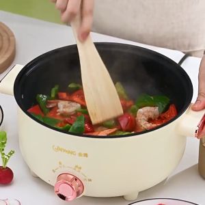 NJCAR STORE พร้อมส่งด่วน!! หม้อไฟฟ้า อเนกประสงค์  หม้อไฟฟ้า พร้อมซึ้ง  หม้อต้มไฟฟ้า หม้อสุกี้ชาบู หม้อชาบู หม้อทอด แกงต้ม ผัด LK