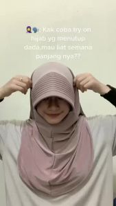 Hijab Olahraga Muslim || Bergo Oval || Kerudung Kekinian || Perawat || Dokter || Polwan|| Karyawan || Tni || Snada Collection