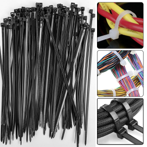 1000Pcs Plastic Wire Cable Organizer Self-locking Wire Tie Strap Adjustable Cable Strap Tie Home Office Wire Zip Ties Cable Ties Straps