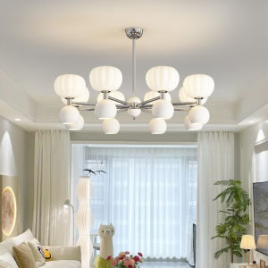 Modern Minimalist Led  Ceiling Lights Living Room Decoration Dining Room Bedroom Cream Pendant Lights Home Indoor Lighting Fixtures