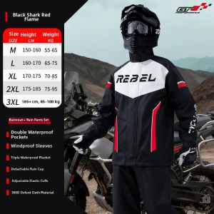 ZHENGYU | Rainstorm Protection Motorcycle Rainwear Set
