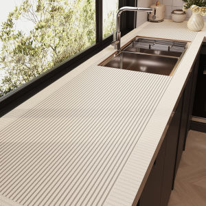 YINSHANG | Waterproof Heat Resistant Oil Proof Cartoon Leather Kitchen Mat