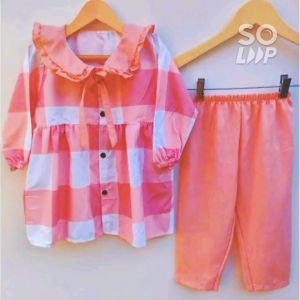 PROMO Baju Setelan Haruka 1-6tahun  | Set zavina Anak || One set Terbaru || Pakaian Anak Perempuan