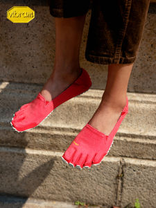 Vibram New Arrival FiveFingers Litebase Light Technology Breathable Cotton Linen Casual Slip-on FiveFingers Cvtlb