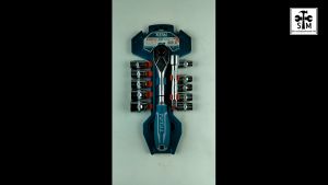 ชุดประแจบล็อก ชุดด้ามฟรี 12 ชิ้น 1/2 นิ้ว (ด้ามฟรี + ลูกบล็อก) รุ่น THT141121