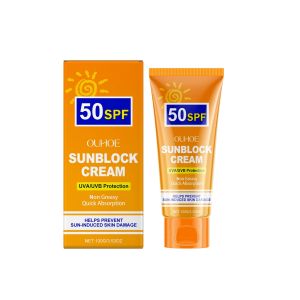 SPF50 Sunscreen Cream Sunblock Long Lsating Moisturizing Whitening Oil-Control Waterproof Skin Protector Solar Isolation Lotion