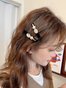 Elegant Korean Style Water Diamond Side Hair Clip Womens Fashion Jewelry Small Precise Hair Accessories Alloy Embedded Artificial Gem