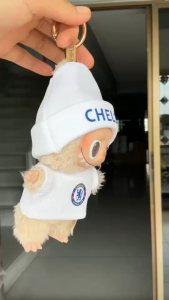 ชุดเสื้อพร้อมหมวกตุ๊กตาลาบูบู้ Labubu Macaron 17 cm งานหล่อ เท่ห์ มากๆค่า ❤️สินค้าพร้อมส่งในไทยจ้า❤️