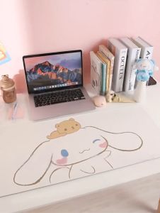 Cartoon cute cinnamon dog desk mat mouse pad extra large office supplies cultural and creative students creative computer desk mat
