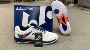 Giày pickleball cầu lông Lefus L019 trắng đen