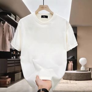 2024 ฤดูร้อนใหม่แฟชั่นพิมพ์ผ้าฝ้ายเสื้อยืดสําหรับชายSimple Lion Head Designแขนสั้นBreathableสวมใส่ทุกวัน