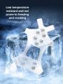 Transparent Ice Climbing Shoe Crampons Outdoor Anti-Fall Slipping Proof Winter Sports Climbing Mountaineering Travel Gear. 