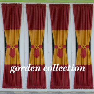 Gorden jendela ikat pita tengah/gorden aesthetic/gorden jendela minimalis