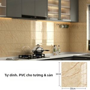 10-40 Chiếc Giả Đá Cẩm Thạch 3D Gạch Men Dán Tường Tự Dính Chống Thấm Nước Sàn Nhà Đổi Mới Trang Trí Phong Cách Hiện Đại PVC Giấy Dán Tường