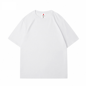 JIANMUJI | Áo Thun Nam Mỏng Dễ Thương Cổ Tròn Bằng Cotton Đậm Có Trọng Lượng Ứng Với Mùa Hè