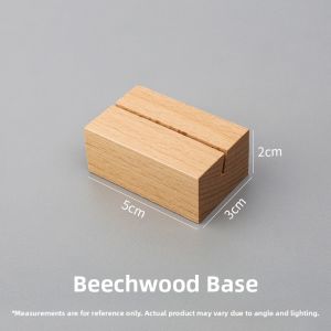 Erasable Handwritten Real Wood Price Tag Label Bread Display Card Self-Service Restaurant Menu Name Card Product Introduction Identification Card