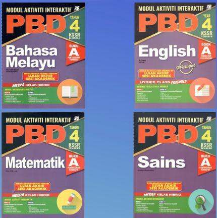 Buku Kerja Sekolah Sasbadi Modul Aktiviti Interaktif PBD Tahun 4 | Lazada