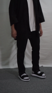 Heyjude Black White Comport 02 Sandal Casual Pria Wanita