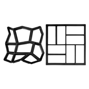 สวนแม่พิมพ์ทางเท้า DIY ปูซีเมนต์อิฐหินถนนคอนกรีต PATH Maker